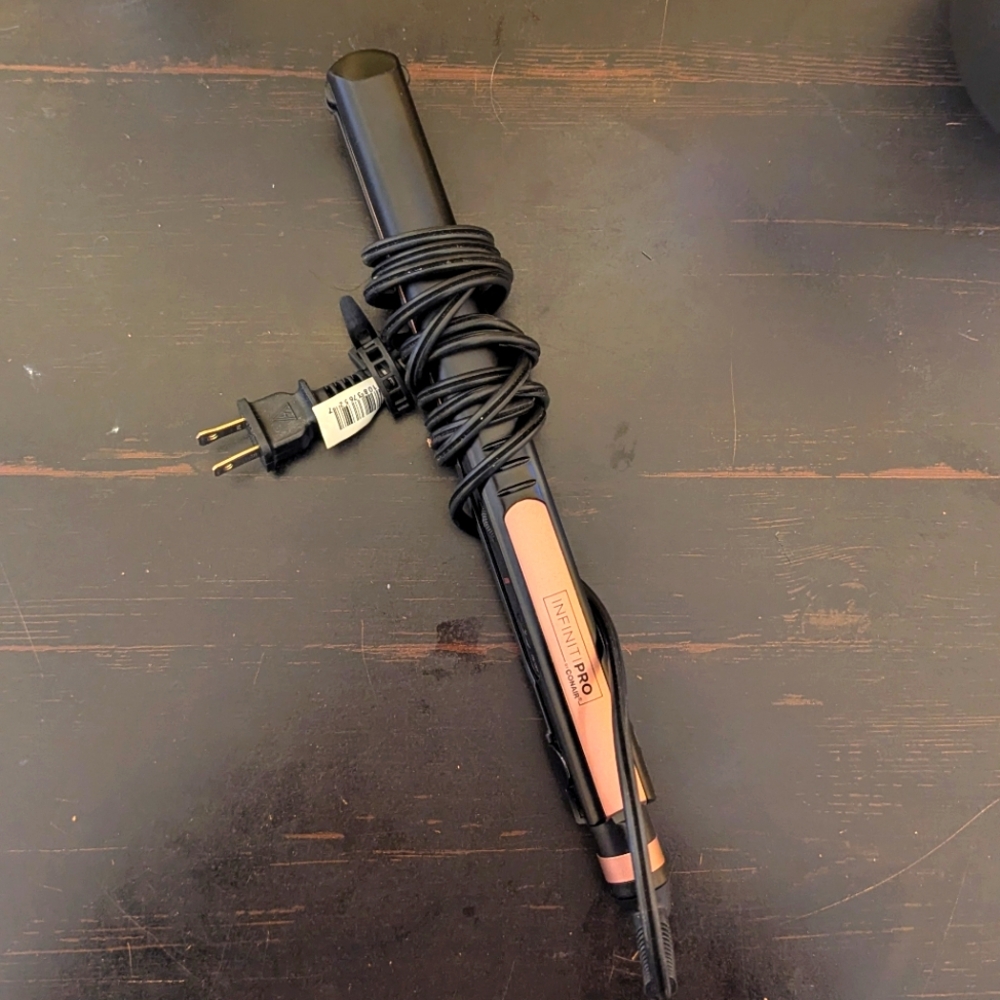 InfinitiPRO by Conair Hair Straightener - Black and Rose Gold